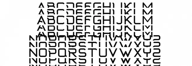 Sansdria Schriftart Groß