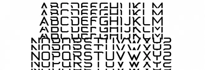 Sansdria 字体 大写