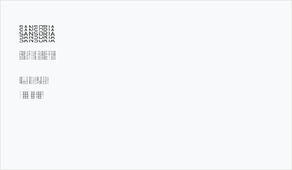 Sansdria Business Card