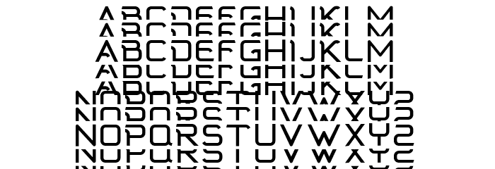 Sansdria Font LOWERCASE