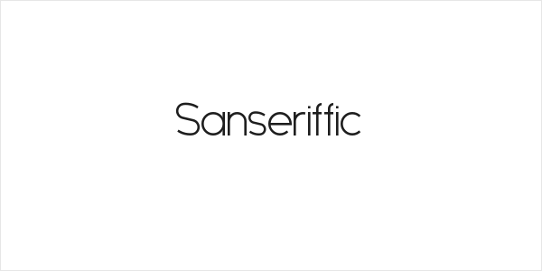 Sanseriffic Logo