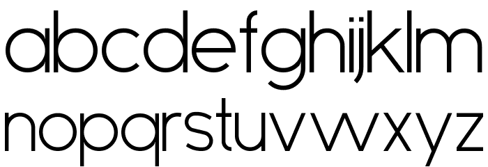 Sanseriffic Font LOWERCASE