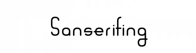 Sanserifing  Descarca Fonturi Gratis