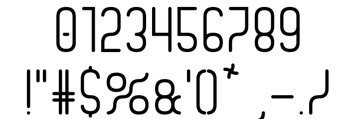 Sanserifing Font OTHER CHARS