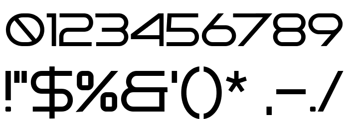 Sanset フォント その他の文字