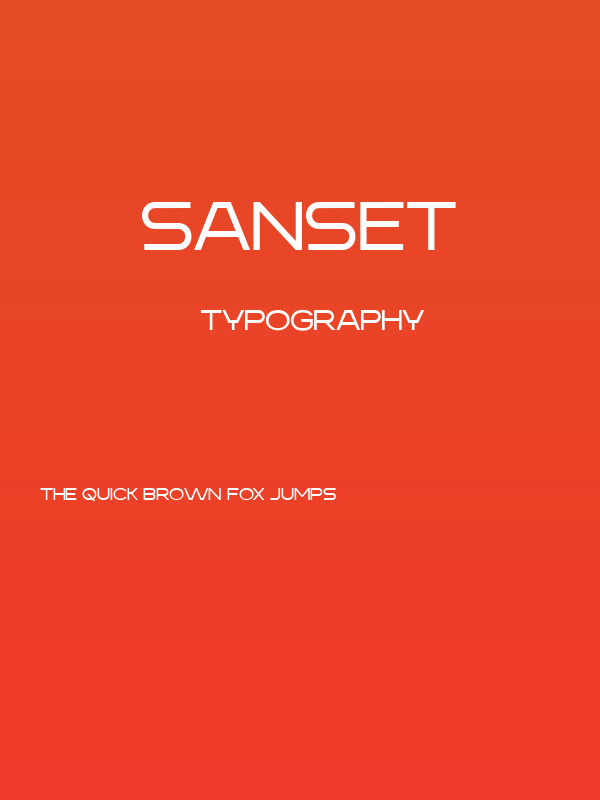 Sanset Poster