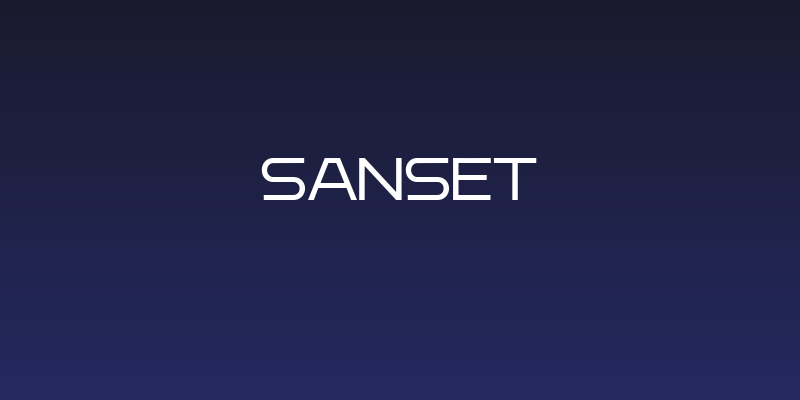 Sanset Social Header