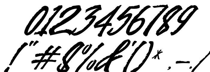 Sansha Demo Regular Font OTHER CHARS