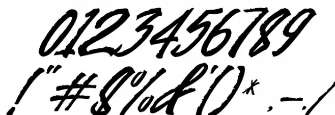 Sansha Demo Regular Font OTHER CHARS
