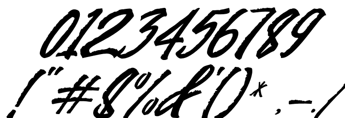 Sansha Demo Regular Font OTHER CHARS