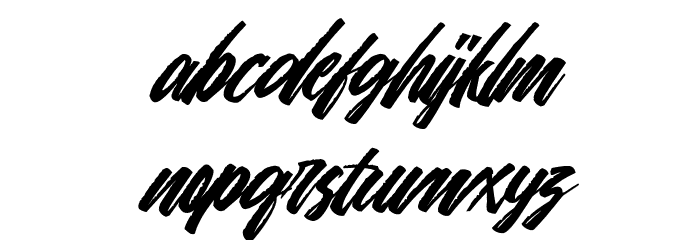 Sansha Demo Regular Font LOWERCASE