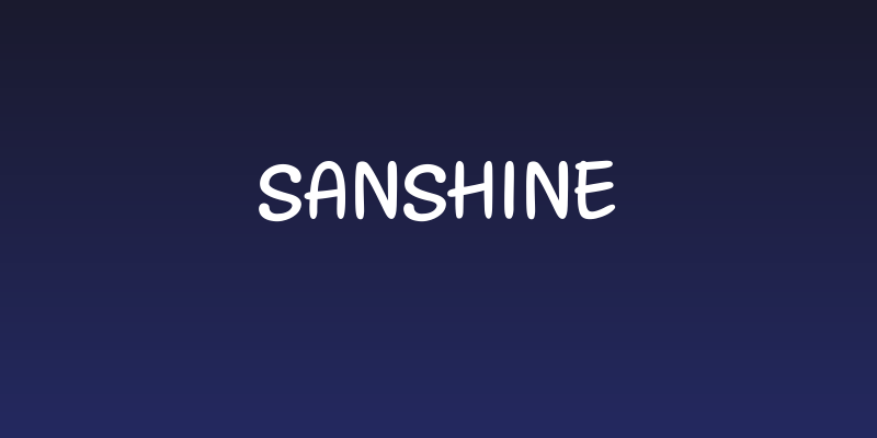 Sanshine Social Header