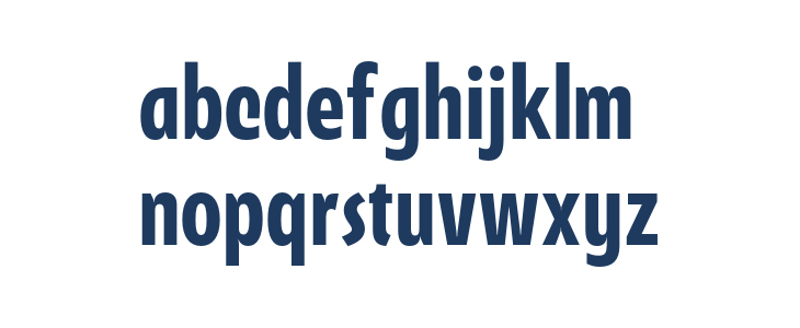 Sansical PERSONAL USE Regular Lowercase