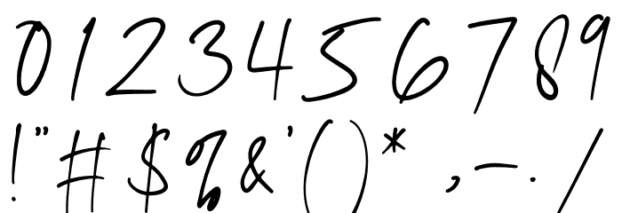 Sansino Font OTHER CHARS
