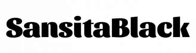Sansita Black  baixar fontes gratis