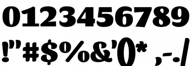 Sansita Black Font OTHER CHARS