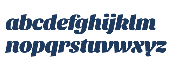Sansita-BlackItalic Lowercase