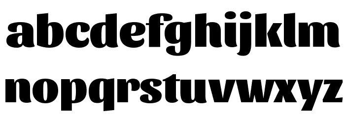 Sansita Black Font LOWERCASE