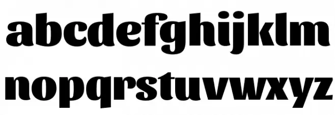 Sansita Black フォント 小文字