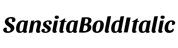 Sansita Bold Italic  لخطوط تنزيل