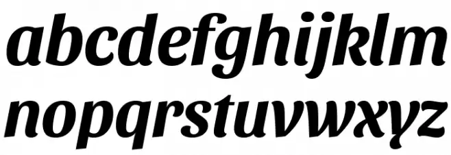 Sansita Bold Italic Fuentes MINÚSCULAS