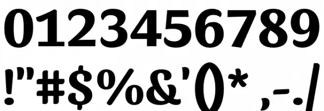 Sansita Bold Font OTHER CHARS