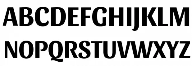 Sansita Bold Schriftart Groß
