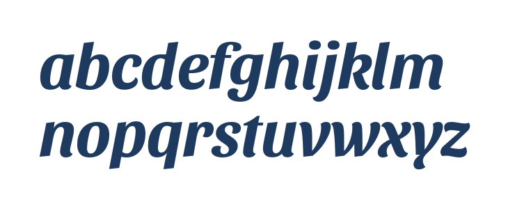 Sansita-BoldItalic Lowercase