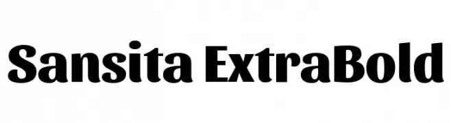 Sansita ExtraBold  Fuentes Gratis Descargar