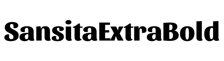 Sansita ExtraBold  नि: शुल्क फ़ॉन्ट्स डाउनलोड