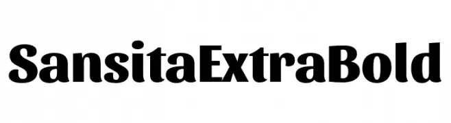 Sansita ExtraBold  नि: शुल्क फ़ॉन्ट्स डाउनलोड