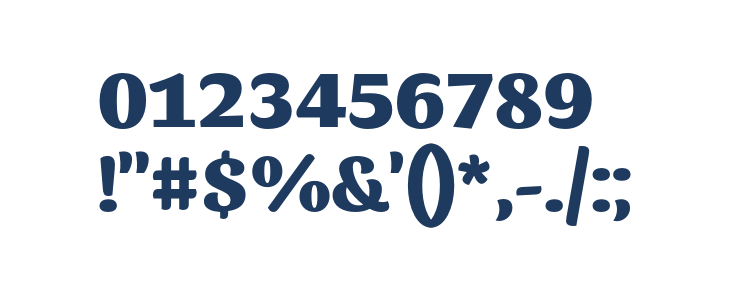 Sansita ExtraBold Other Characters
