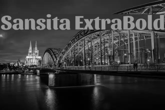 Sansita ExtraBold Font examples