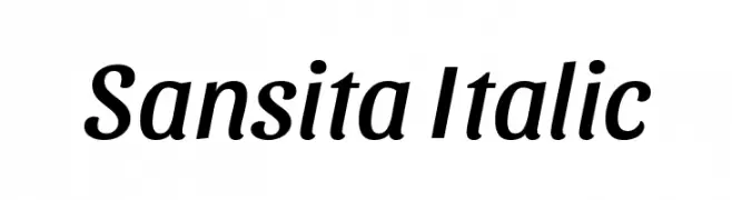 Sansita Italic  नि: शुल्क फ़ॉन्ट्स डाउनलोड