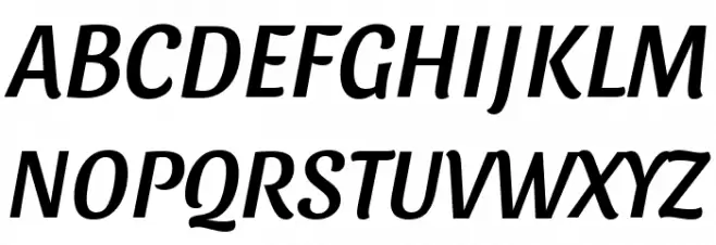 Sansita Italic Polices MAJUSCULES