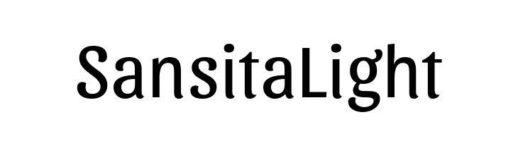 Sansita Light Font