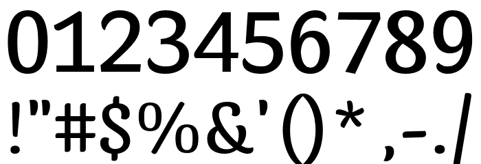 Sansita Light Font OTHER CHARS