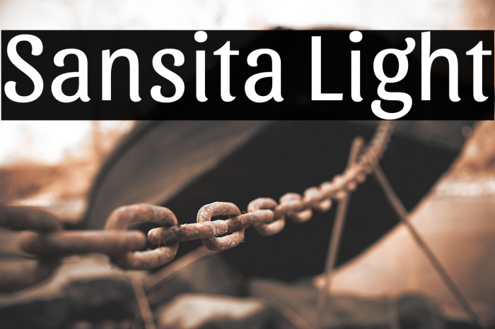Sansita Light Example 3