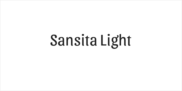Sansita Light Logo