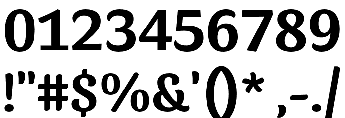 Sansita Medium Font OTHER CHARS