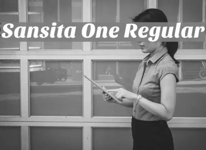 Sansita One Regular Font examples