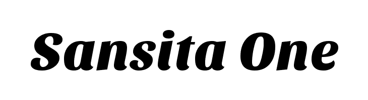 Sansita One  font caratteri gratis