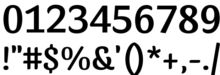Sansita Regular Font OTHER CHARS