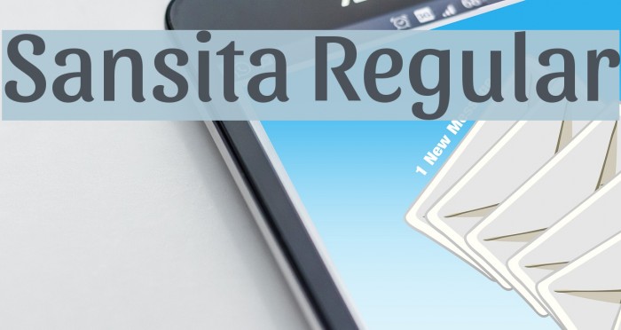 Sansita Regular Font examples