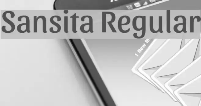 Sansita Regular Font examples