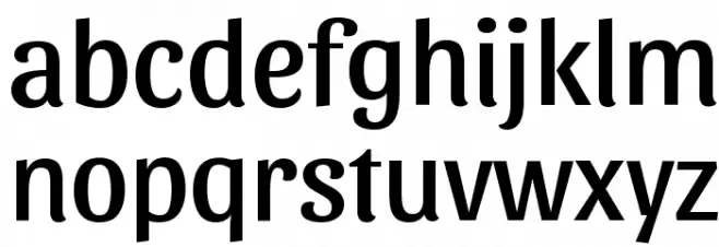 Sansita Regular Font LOWERCASE