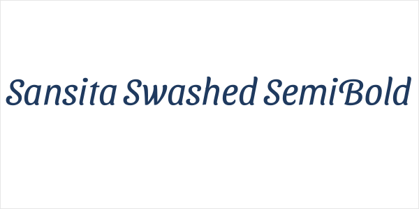 Sansita Swashed SemiBold Logo