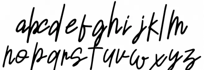 Sansitype Script Fuentes MINÚSCULAS