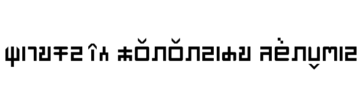 Sanskrit Logograms Regular Font