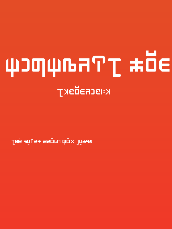 Sanskrit Logograms Regular Poster